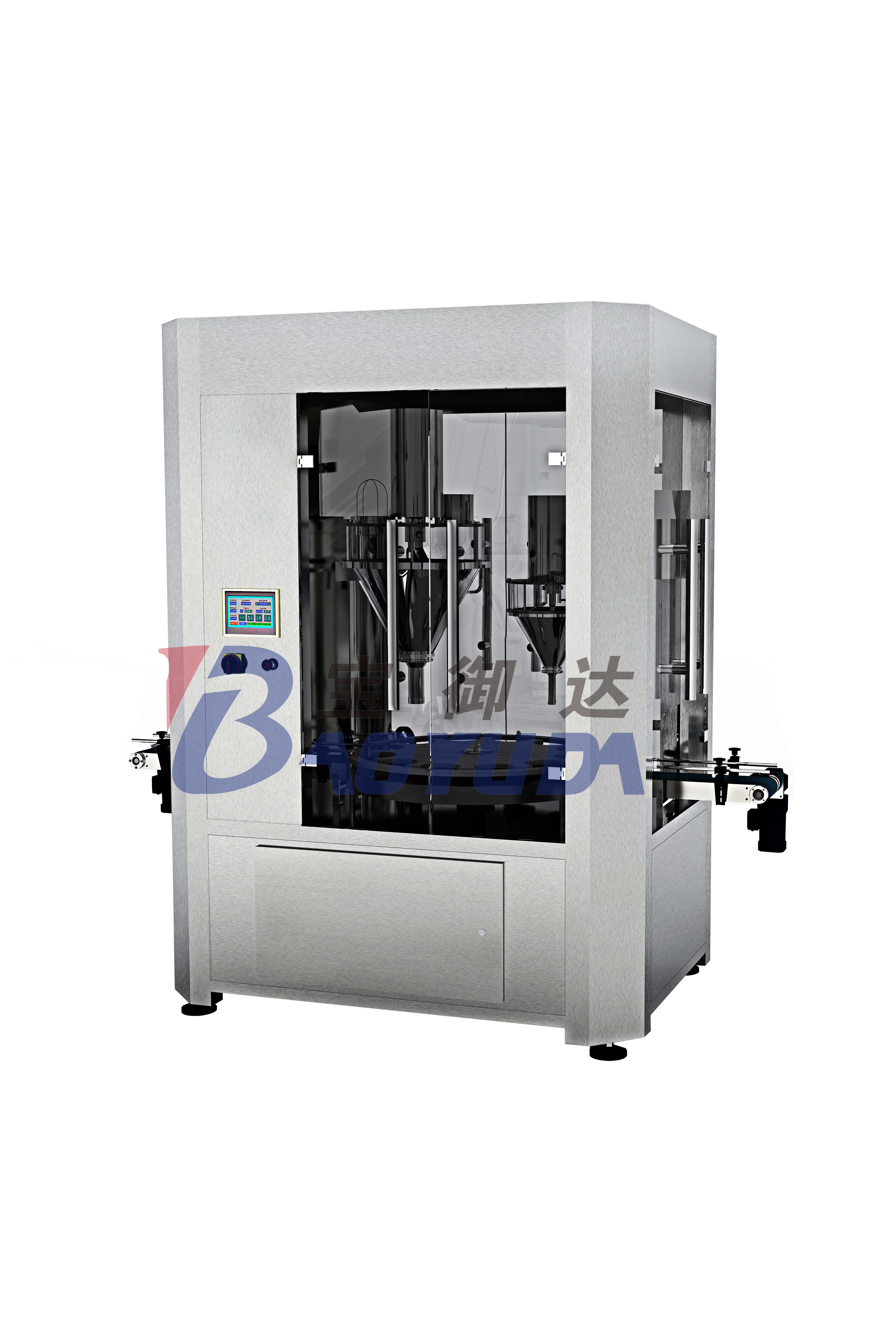 QZ-25自動罐裝機（雙頭、轉盤式）